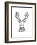 Animal Head Deer 1-Neeti Goswami-Framed Art Print