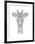 Animal Head Giraffe-Neeti Goswami-Framed Art Print