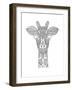 Animal Head Giraffe-Neeti Goswami-Framed Art Print