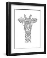 Animal Head Giraffe-Neeti Goswami-Framed Art Print