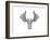 Animal Head Moose-Neeti Goswami-Framed Art Print