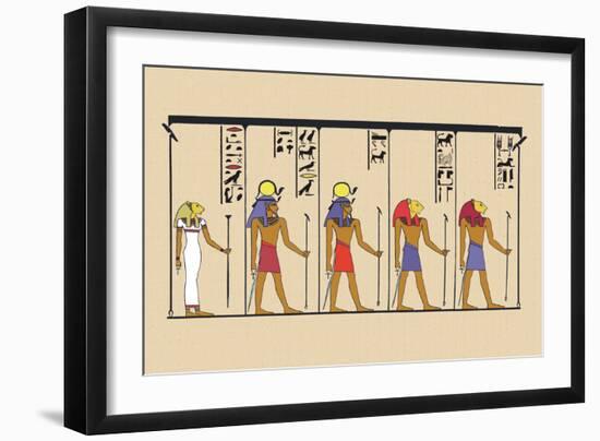 Animal-Headed Gods-J. Gardner Wilkinson-Framed Art Print