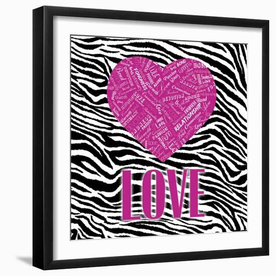 Animal Heart-OnRei-Framed Art Print