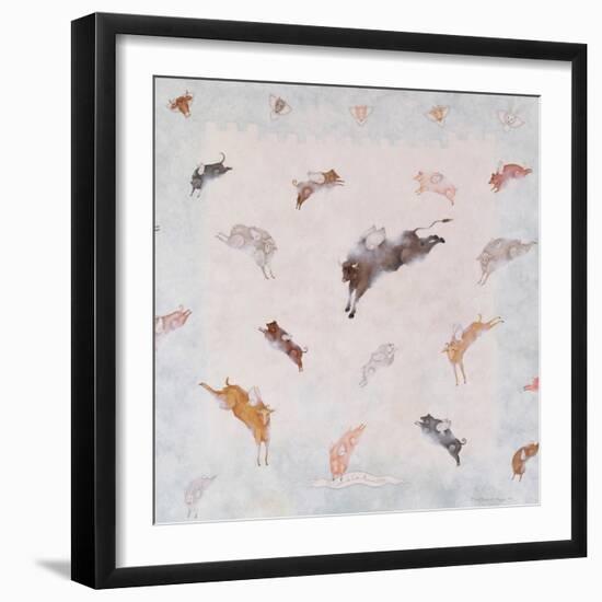 Animal Heaven, 1991-Mary Stuart-Framed Giclee Print