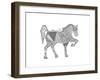 Animal Horse2-Neeti Goswami-Framed Art Print