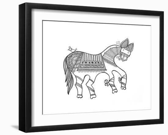 Animal Horse3-Neeti Goswami-Framed Art Print