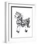 Animal Horse4-Neeti Goswami-Framed Art Print