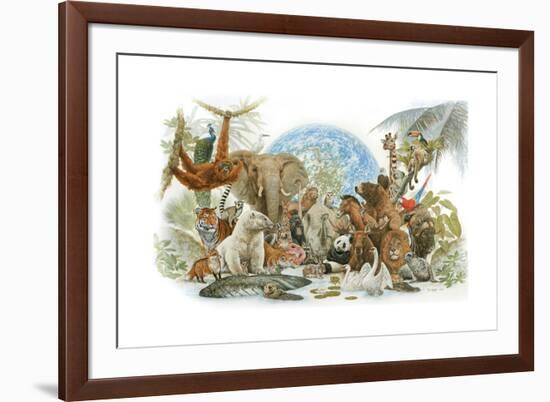 Animal Kingdom-Tim Knepp-Framed Giclee Print