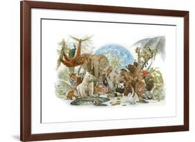 Animal Kingdom-Tim Knepp-Framed Giclee Print