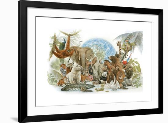 Animal Kingdom-Tim Knepp-Framed Giclee Print