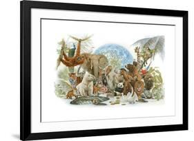 Animal Kingdom-Tim Knepp-Framed Giclee Print