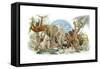 Animal Kingdom-Tim Knepp-Framed Stretched Canvas