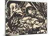 Animal Legend (Tierlegende), 1912-Franz Marc-Mounted Giclee Print