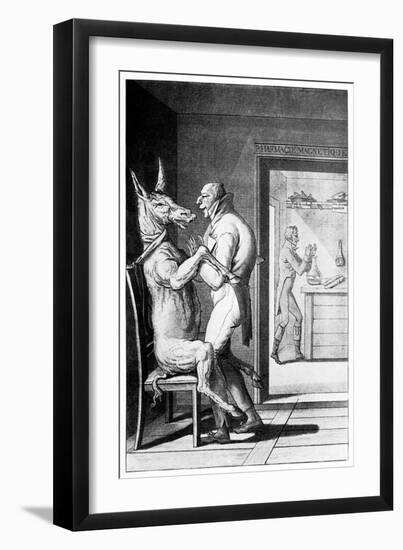 Animal Magnetism, Satirical Artwork-Science Photo Library-Framed Photographic Print