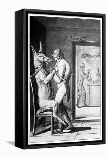 Animal Magnetism, Satirical Artwork-Science Photo Library-Framed Stretched Canvas