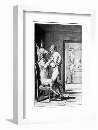 Animal Magnetism, Satirical Artwork-Science Photo Library-Framed Photographic Print