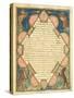 Animal Musicians, Illustration from the Jewish Cervera Bible, 1299-Joseph Asarfati-Stretched Canvas