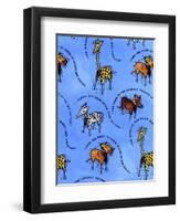 Animal Ornaments-Julie Goonan-Framed Premium Giclee Print