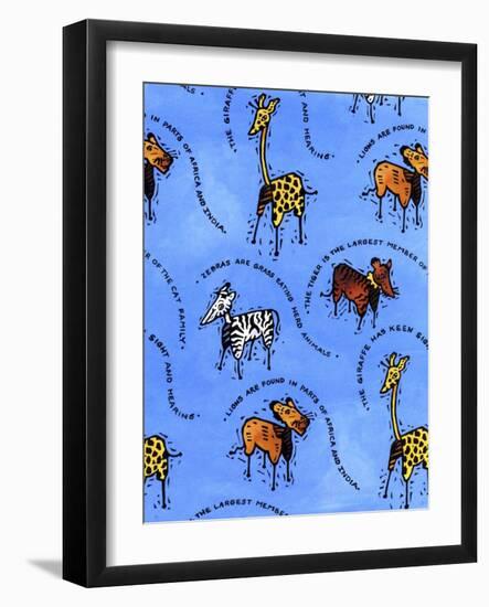 Animal Ornaments-Julie Goonan-Framed Giclee Print