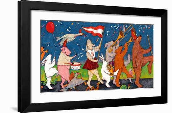 Animal Parade-Nancy Carlson-Framed Art Print