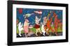 Animal Parade-Nancy Carlson-Framed Art Print