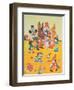 Animal party-Christian Kaempf-Framed Premium Giclee Print