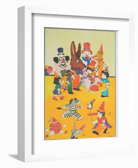 Animal party-Christian Kaempf-Framed Premium Giclee Print