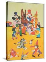 Animal party-Christian Kaempf-Stretched Canvas