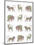 Animal Pattern-Miguel Balbás-Mounted Giclee Print