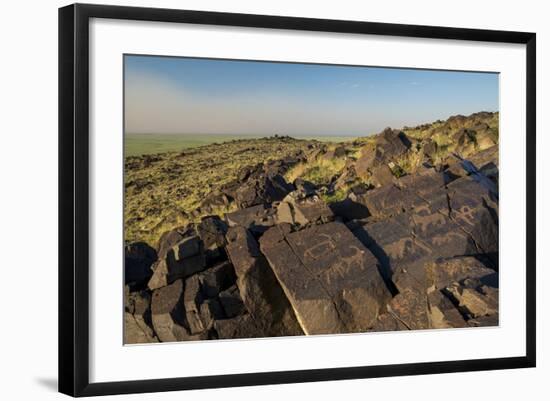 Animal Petroglyphs Between 5-Inaki Relanzon-Framed Photographic Print