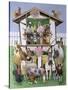 Animal Playhouse-Pat Scott-Stretched Canvas