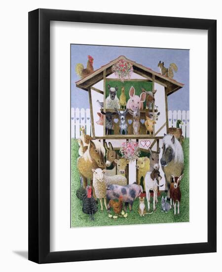 Animal Playhouse-Pat Scott-Framed Premium Giclee Print