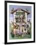 Animal Playhouse-Pat Scott-Framed Giclee Print