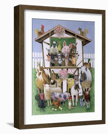 Animal Playhouse-Pat Scott-Framed Giclee Print