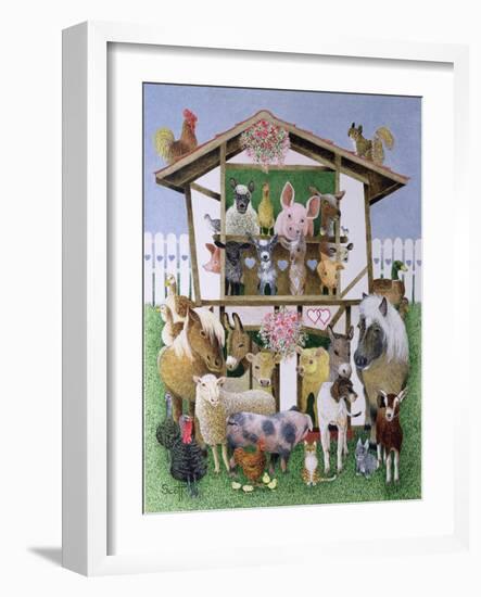 Animal Playhouse-Pat Scott-Framed Giclee Print