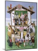 Animal Playhouse-Pat Scott-Mounted Giclee Print