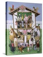 Animal Playhouse-Pat Scott-Stretched Canvas