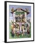 Animal Playhouse-Pat Scott-Framed Giclee Print