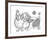 Animal Rabbits-Neeti Goswami-Framed Art Print