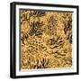 Animal Skin Seamless Pattern-paprika-Framed Art Print