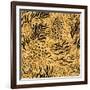 Animal Skin Seamless Pattern-paprika-Framed Art Print