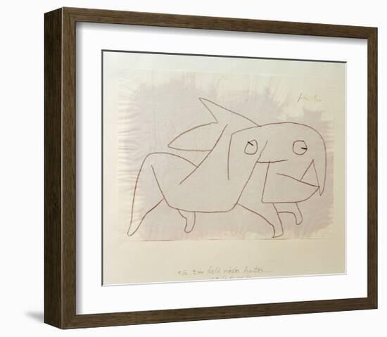 Animal Soon to be Merry Again-Paul Klee-Framed Giclee Print
