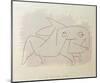 Animal Soon to be Merry Again-Paul Klee-Mounted Giclee Print