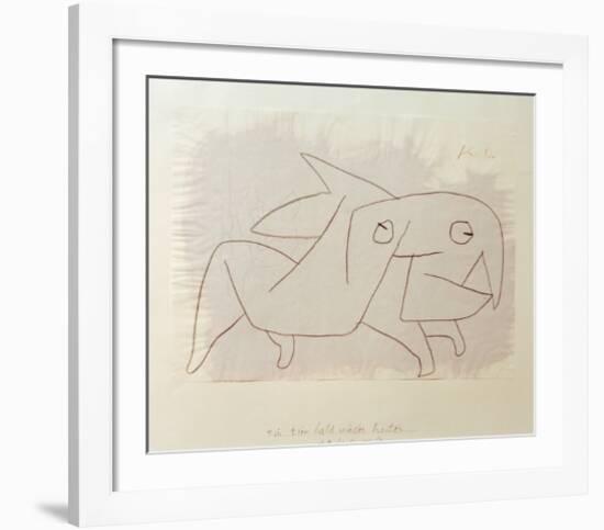 Animal Soon to be Merry Again-Paul Klee-Framed Giclee Print