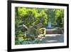 Animal Statues at Yu Qian's Tomb, Hangzhou, Zhejiang, China, Asia-Andreas Brandl-Framed Photographic Print