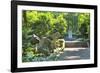 Animal Statues at Yu Qian's Tomb, Hangzhou, Zhejiang, China, Asia-Andreas Brandl-Framed Photographic Print