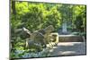 Animal Statues at Yu Qian's Tomb, Hangzhou, Zhejiang, China, Asia-Andreas Brandl-Mounted Photographic Print