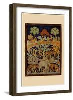 Animal Tapestry-Needlecraft Magazine-Framed Art Print