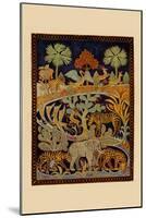 Animal Tapestry-Needlecraft Magazine-Mounted Art Print