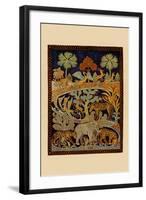 Animal Tapestry-Needlecraft Magazine-Framed Art Print